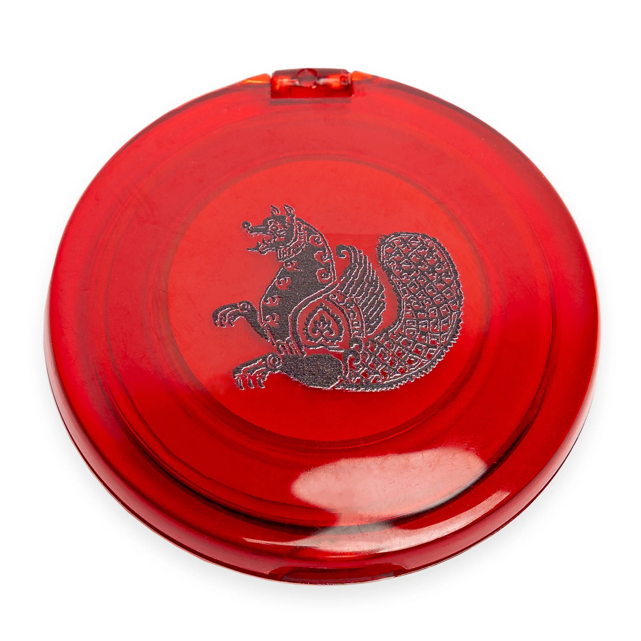 Avaz Twist Tower Pocket Mirror (Red / White)