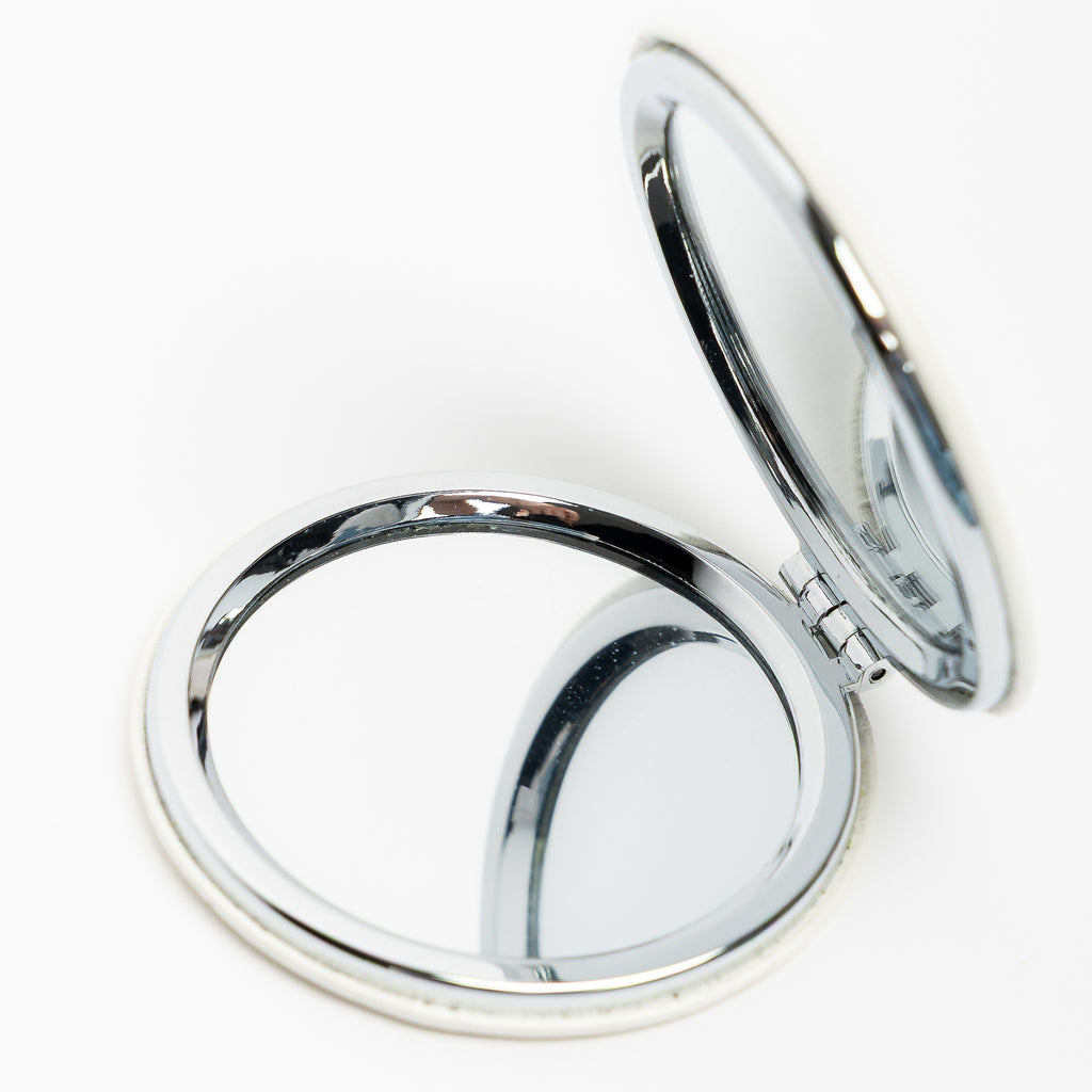 Avaz Twist Tower Pocket Mirror (Red / White)