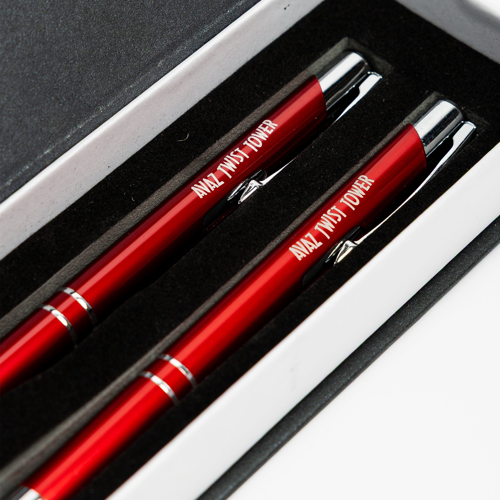 Avaz Twist Tower Souvenir Pen – Set of 2